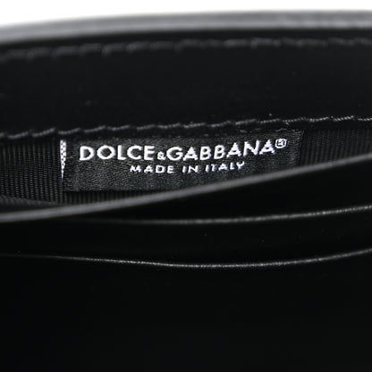 Dolce & Gabbana Smooth Calfskin Mini Devotion Crossbody Bag Black 6 of 9
