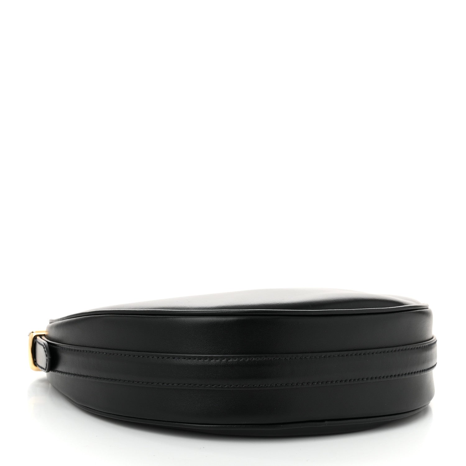 Prada Soft Calfskin Arque Shoulder Bag Black 4 of 10