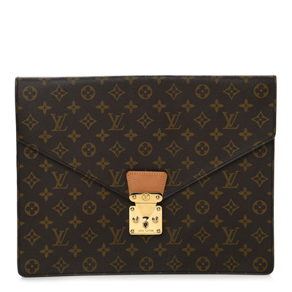 Louis Vuitton Monogram Porte-Documents Senateur Document Holder 1 of 9