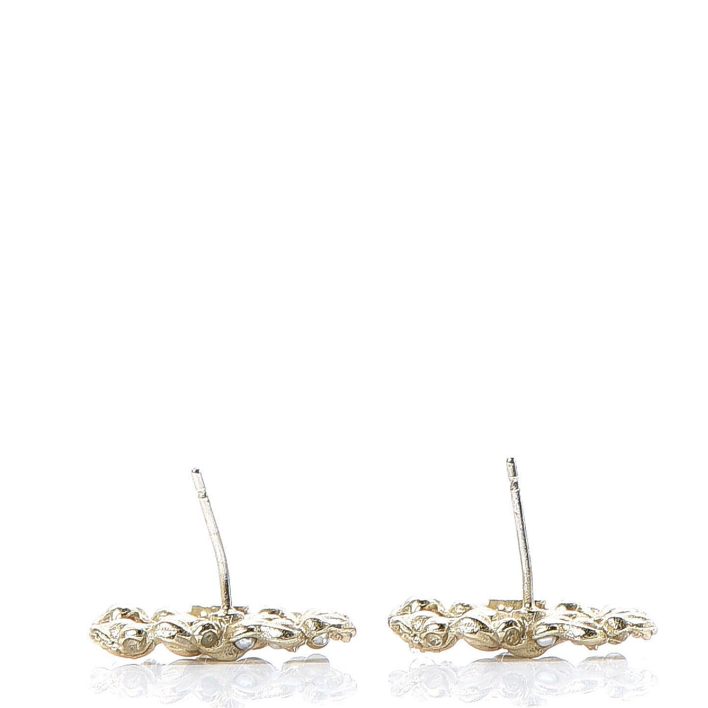 Pearl CC Earrings Gold