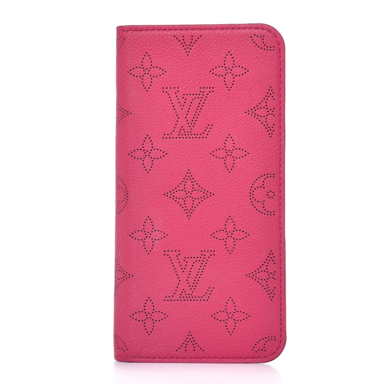 Louis Vuitton Monogram Cuir iPhone 8 Plus Folio Case Fuchsia 1 of 11