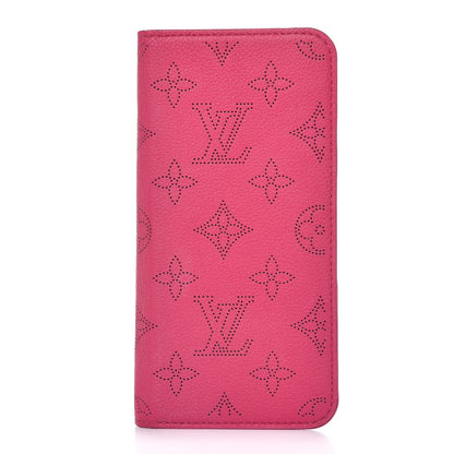 Louis Vuitton Monogram Cuir iPhone 8 Plus Folio Case Fuchsia 1 of 11