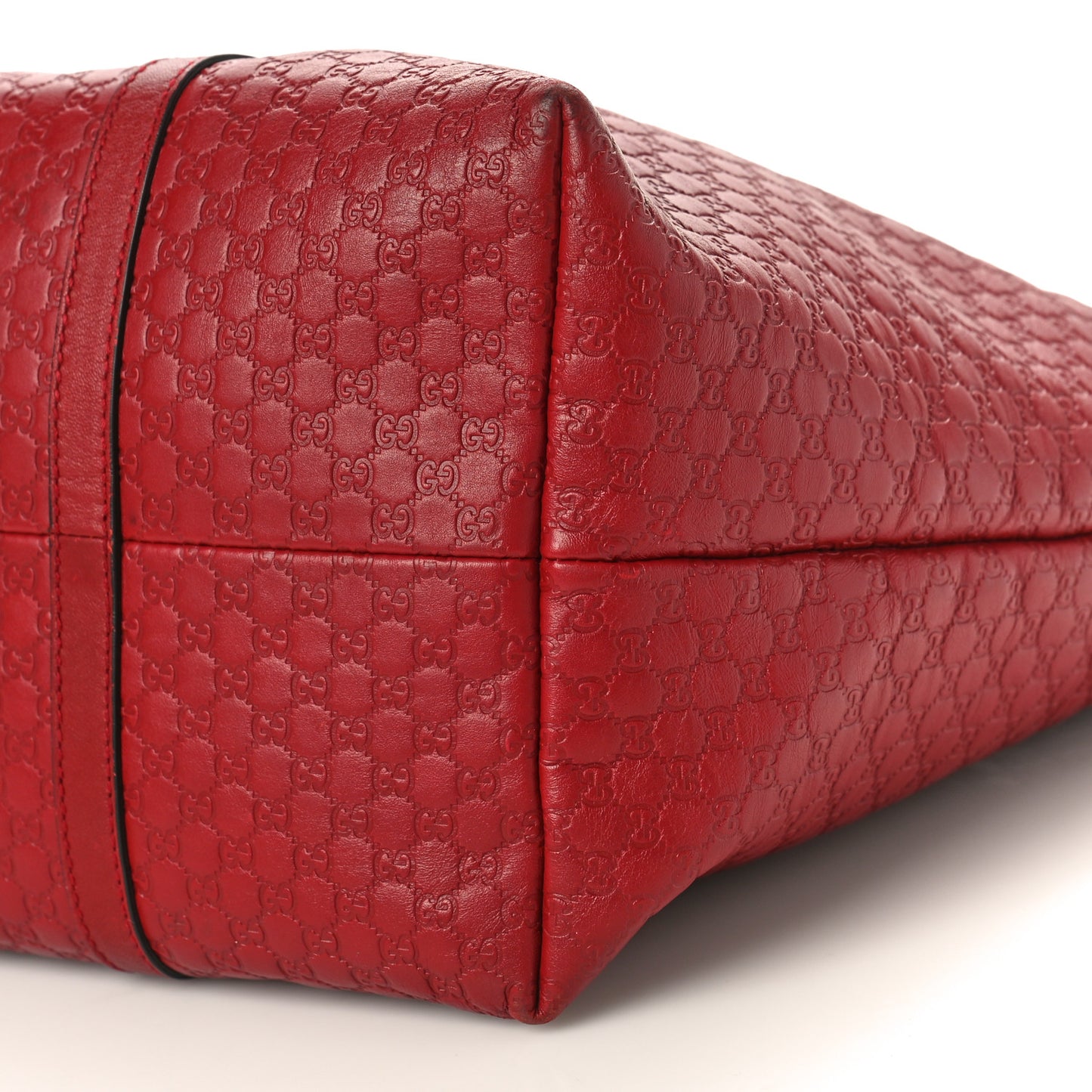 Microguccissima Large Joy Tote Red