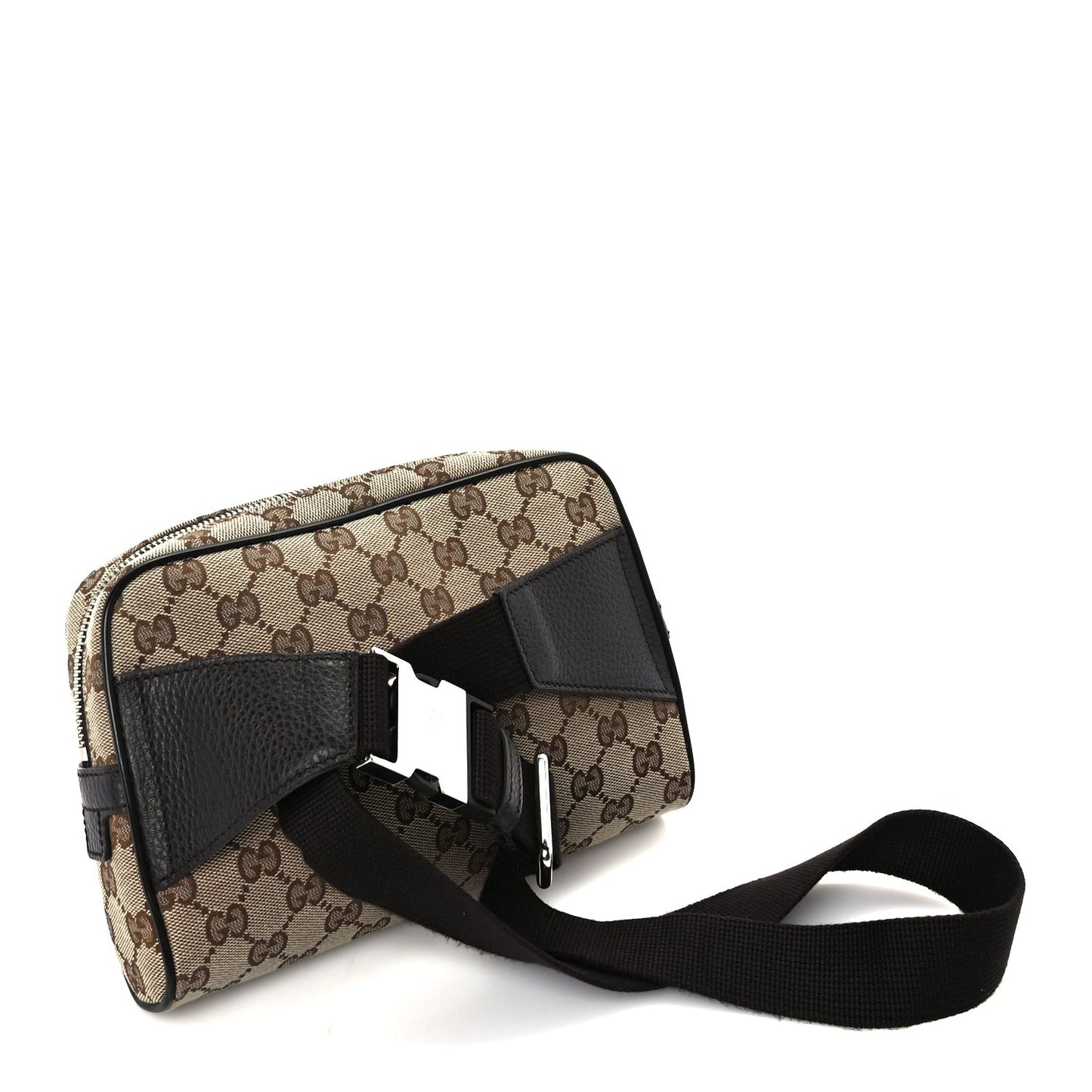 Monogram Dollar Calfskin Belt Bag Beige Ebony Testa di Moro Marrone Scuro