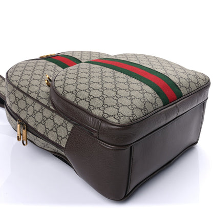Gucci GG Supreme Monogram Ophidia Backpack  Beige Ebony Brown 7 of 8