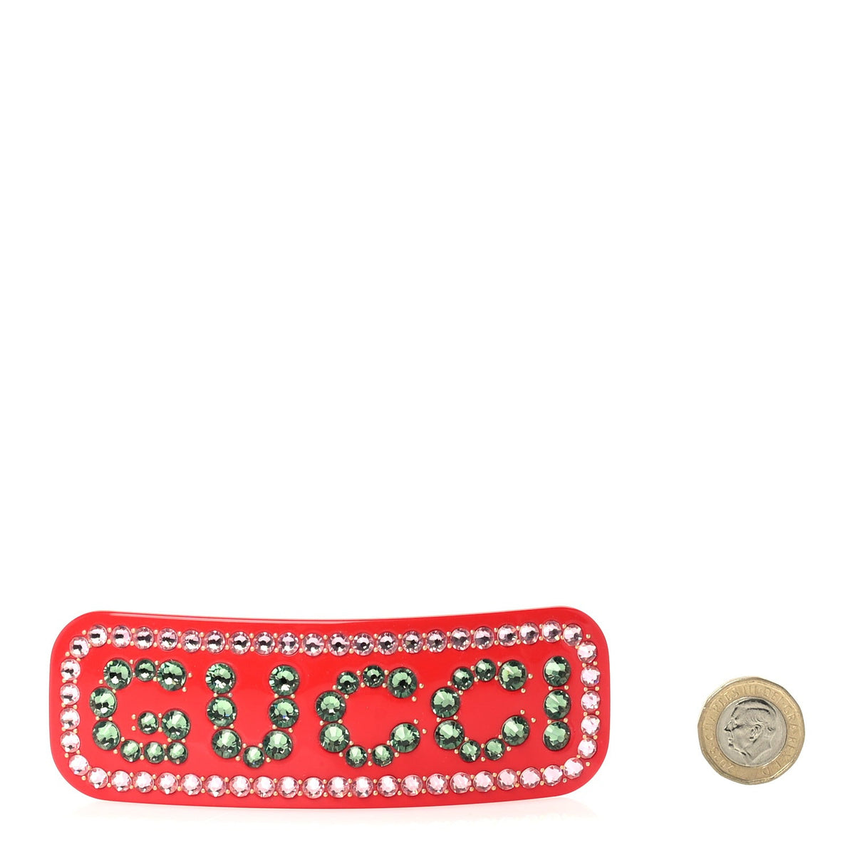 Gucci Resin Crystal Single Hair Barrette Multicolor 3 of 4