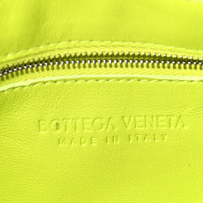 Bottega Veneta Lambskin Maxi Intrecciato Cassette Crossbody Bag Acid Kiwi 5 of 7