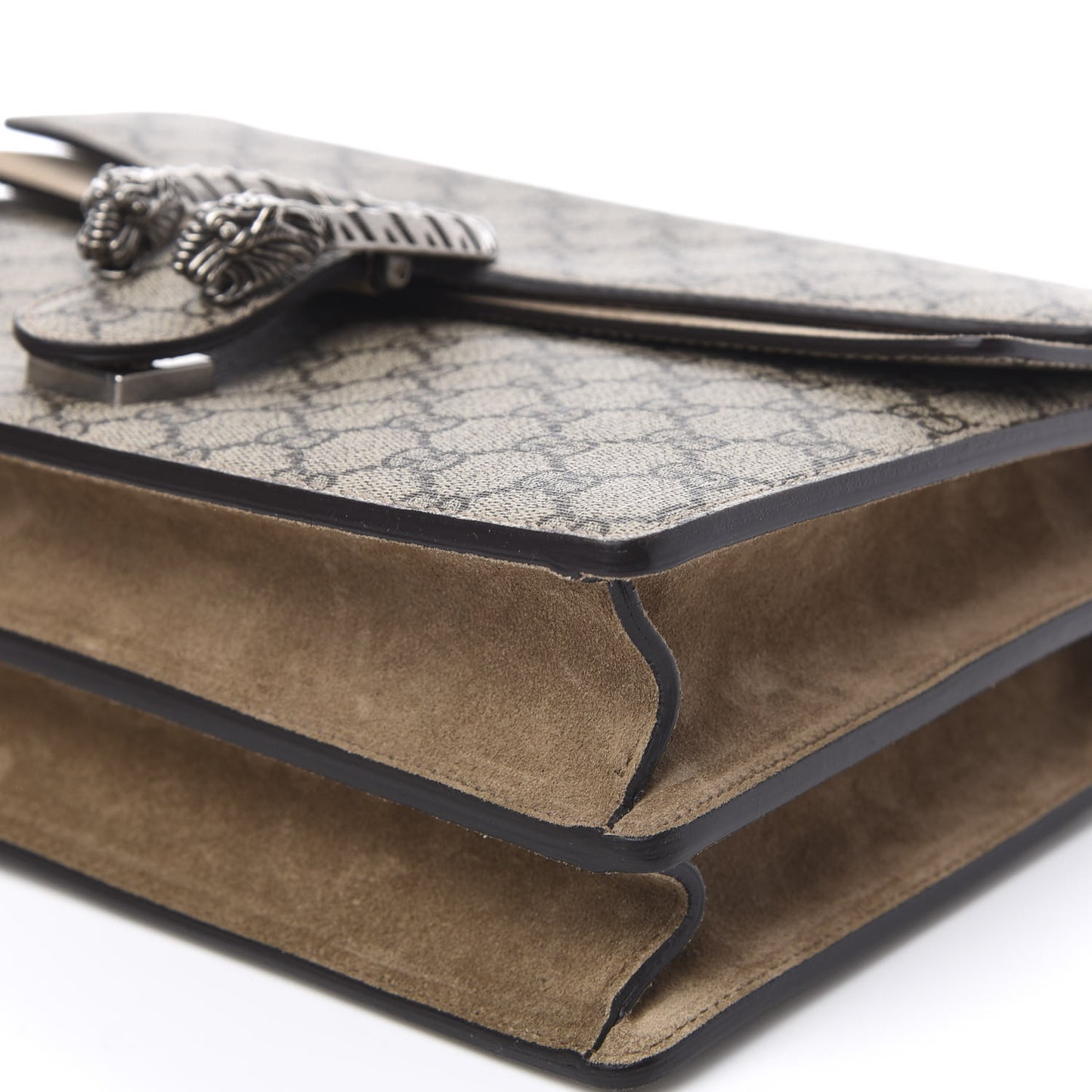 GG Supreme Monogram Medium Dionysus Shoulder Bag Taupe