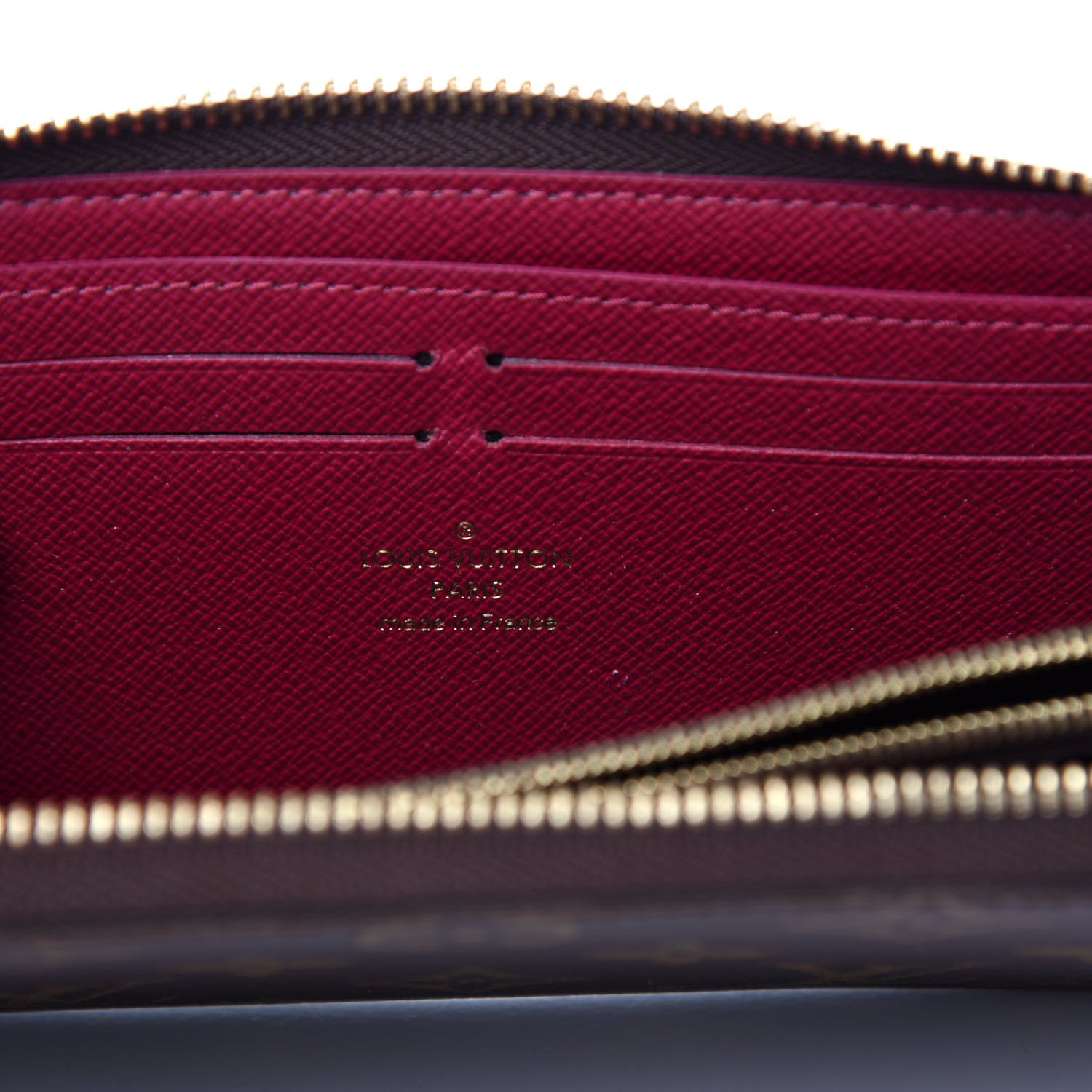 Louis Vuitton Monogram Clemence Wallet Fuchsia 6 of 9