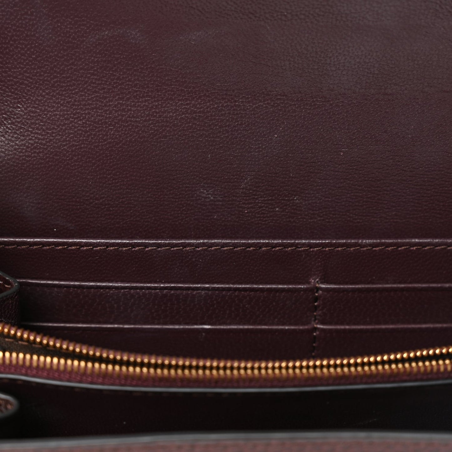MULBERRY Grain Vegetable Tanned Calfskin Darley Wallet Oxblood