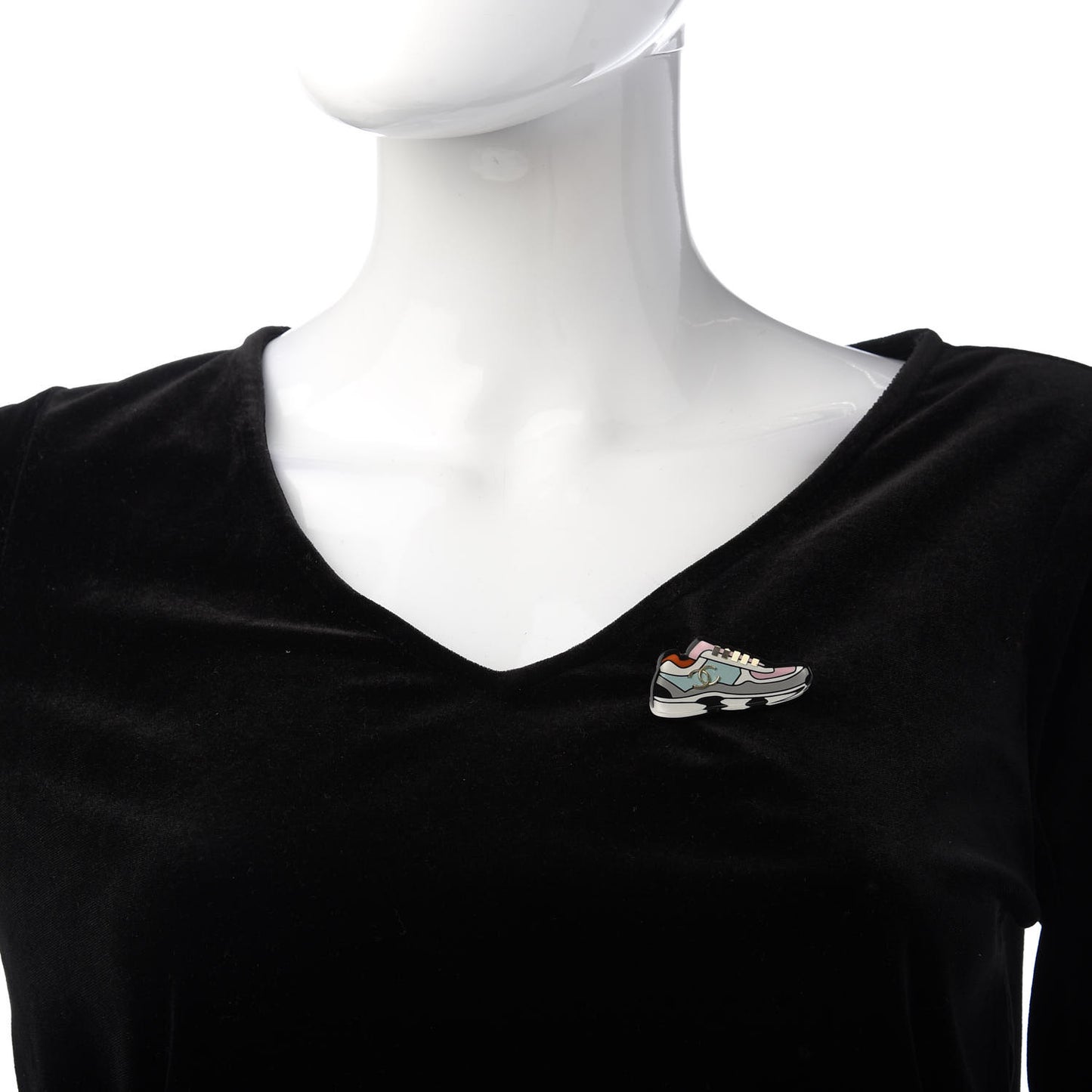 Resin Icon Manga Sneaker Brooch Multicolor