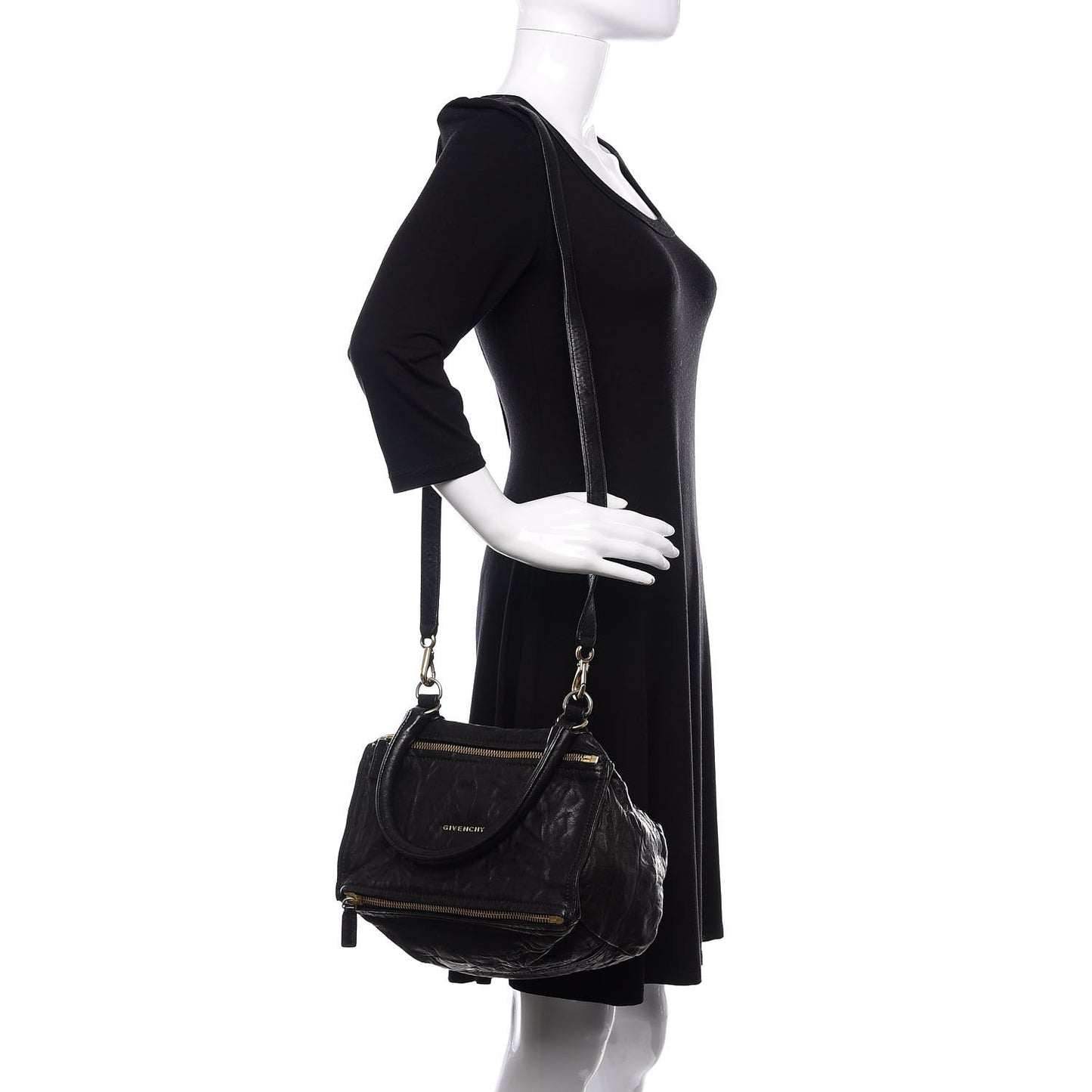 Tumbled Sheepskin Small Pandora Black