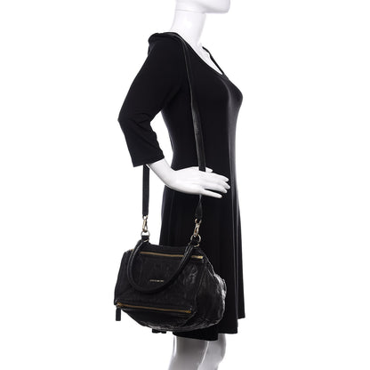 Givenchy Tumbled Sheepskin Small Pandora Black 2 of 9