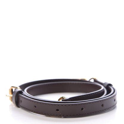 Louis Vuitton Calfskin 16mm Adjustable Shoulder Strap Brown 2 of 3