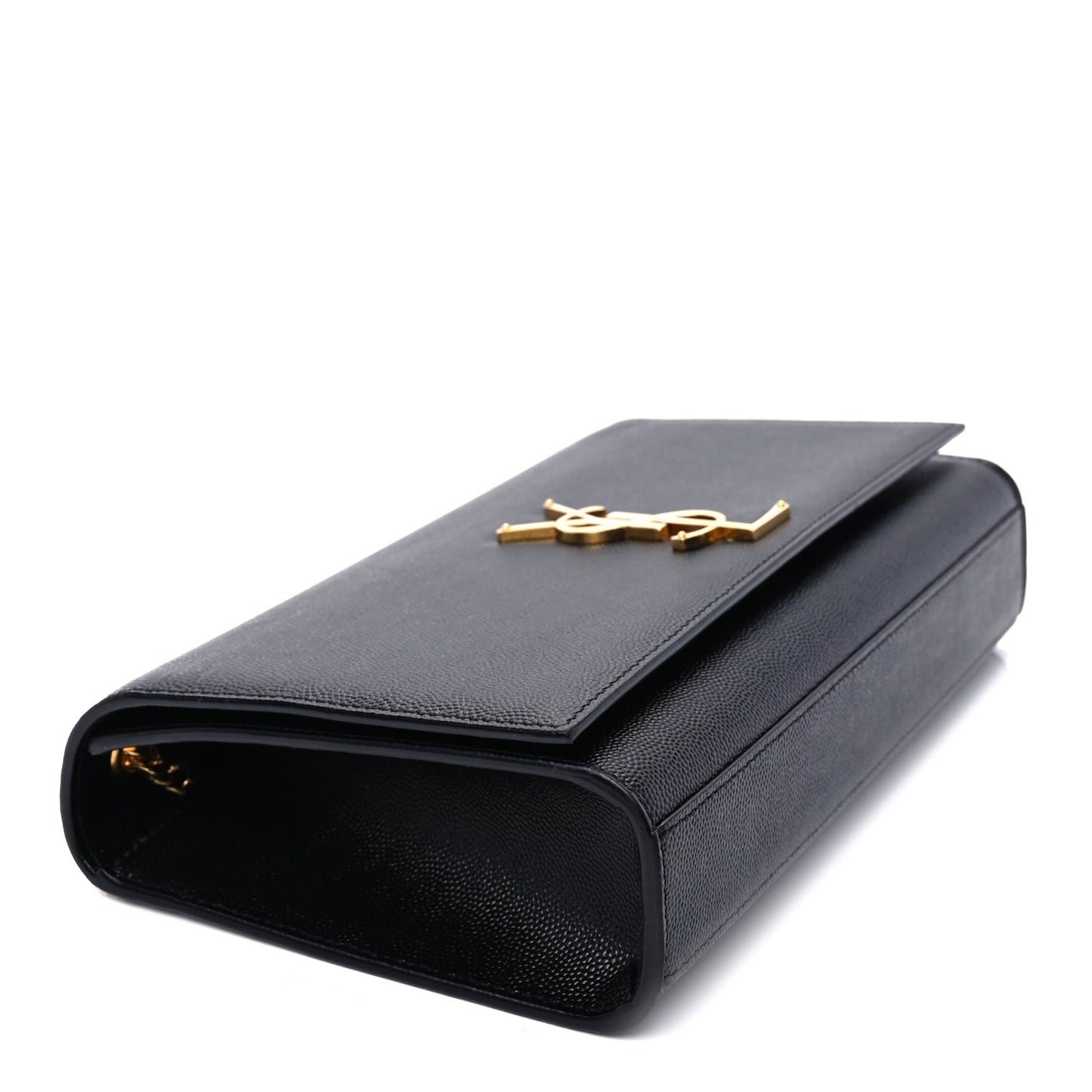 Grain De Poudre Medium Classic Monogram Kate Satchel Black