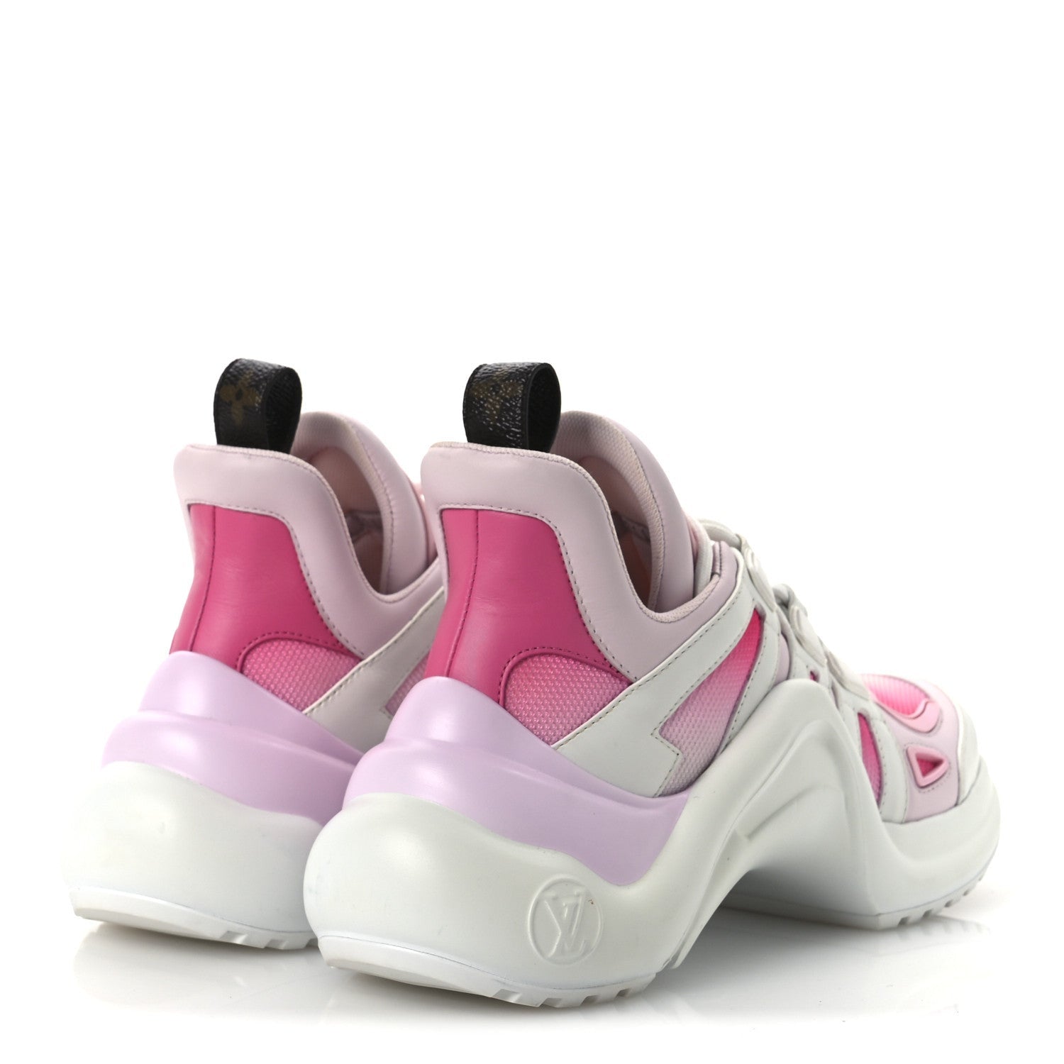 Louis Vuitton Calfskin Technical Nylon LV Archlight Sneaker Rose Clair 5 of 7
