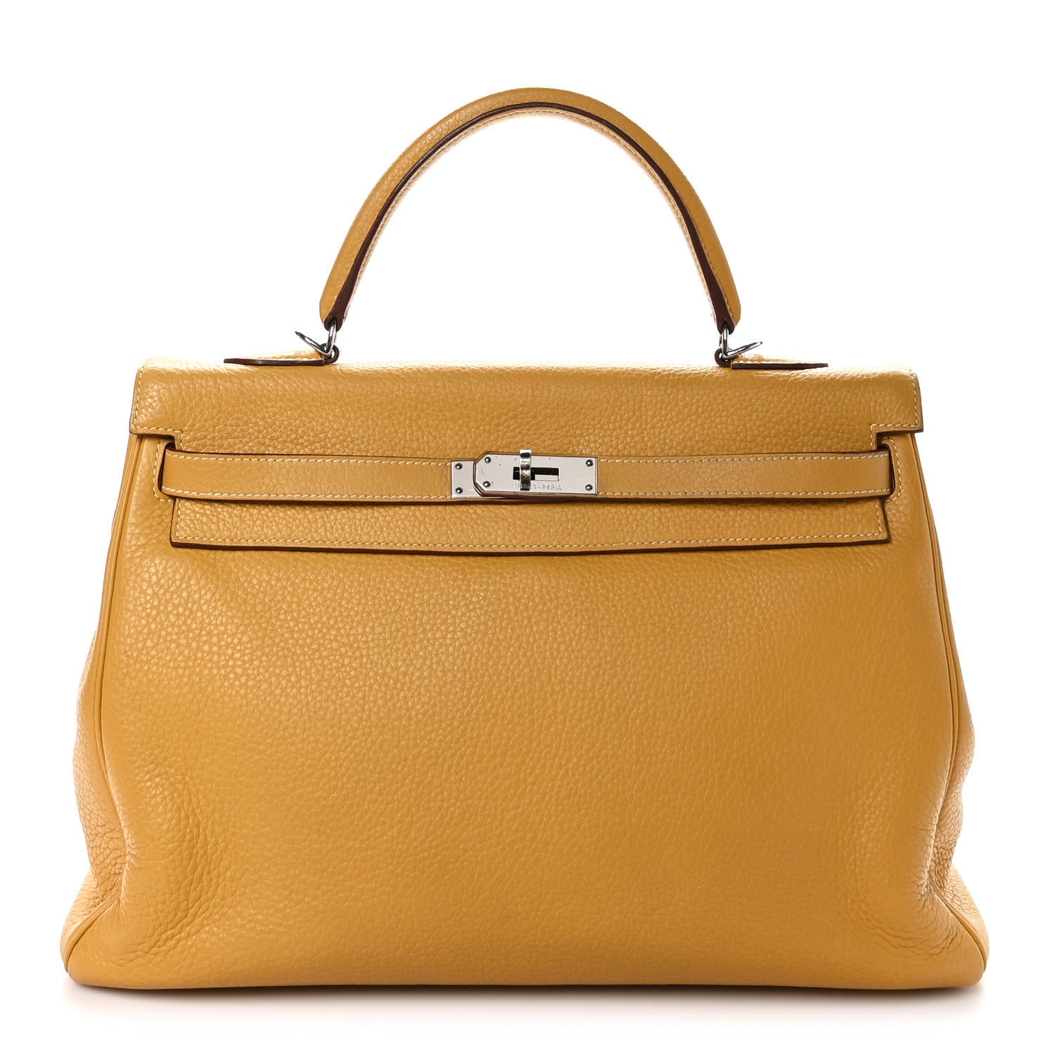 Hermes Taurillon Clemence Kelly Retourne 35 Curry 1 of 13