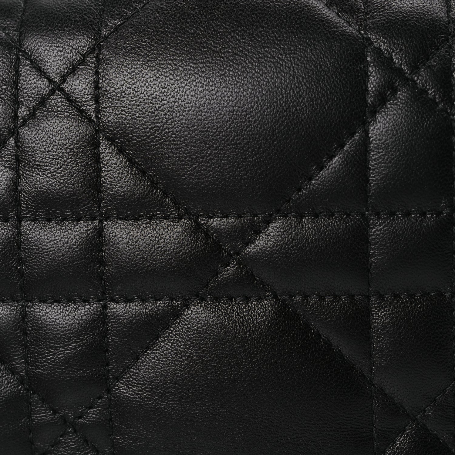 Christian Dior Lambskin Cannage Small Dior Vibe Hobo Bag Black 6 of 8