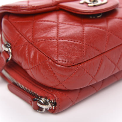 Chanel Lambskin Quilted WOC Mini Flap Red 9 of 16