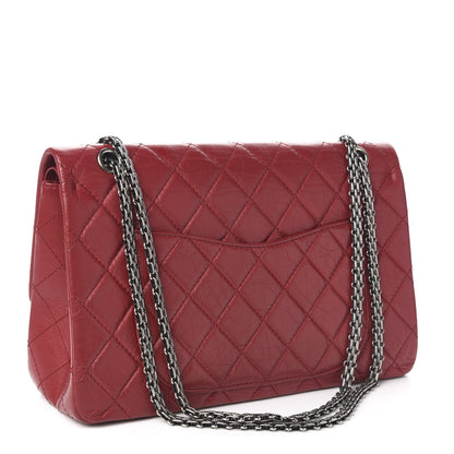 Chanel Aged Calfskin Quilted 2.55 Reissue 227 Flap Red 2 of 10
