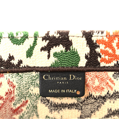Christian Dior Canvas Embroidered Large Paisley Book Tote Multicolor 5 of 8