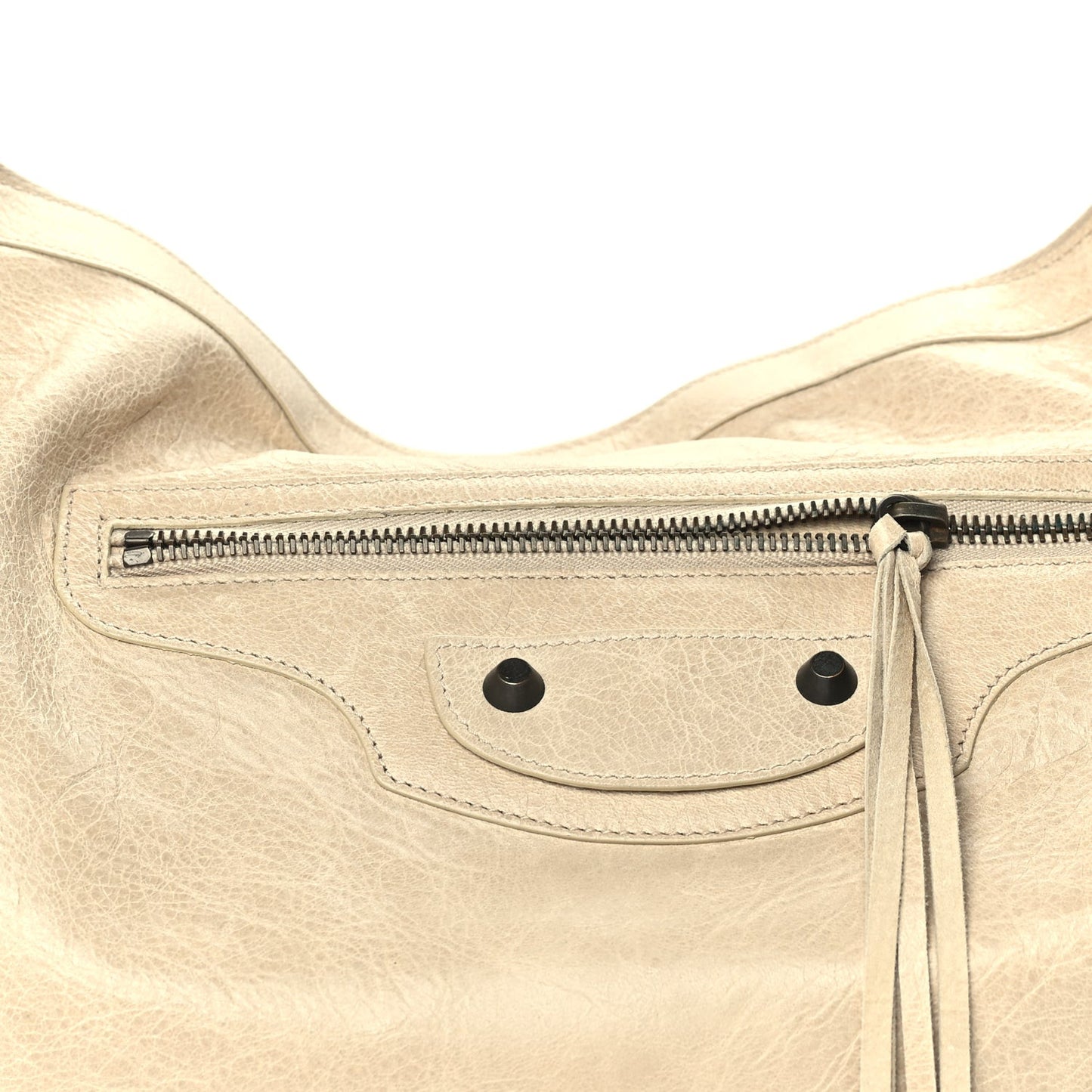 Agneau Giant 21 Silver Hardware Day Hobo  Argent