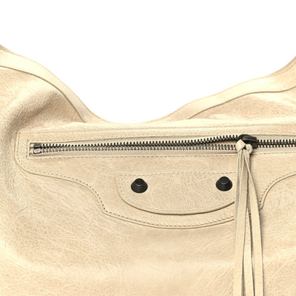 Balenciaga Agneau Giant 21 Silver Hardware Day Hobo  Argent 6 of 8