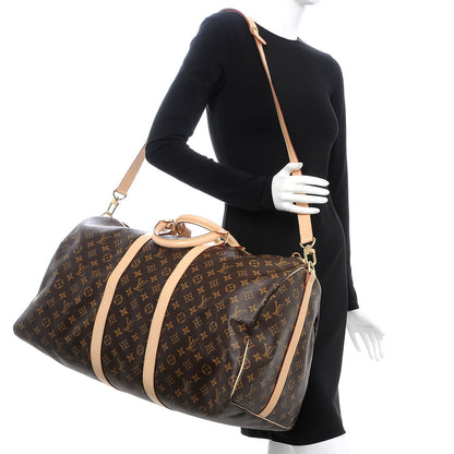Louis Vuitton Monogram Keepall Bandouliere 55 2 of 9