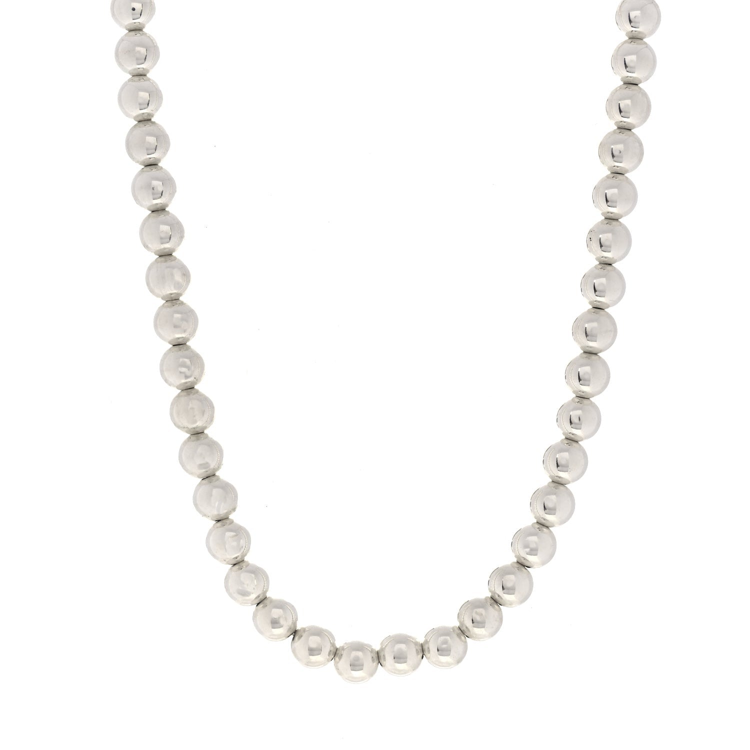 Tiffany Sterling Silver 10mm HardWear Ball Necklace Bracelet Set 4 of 6
