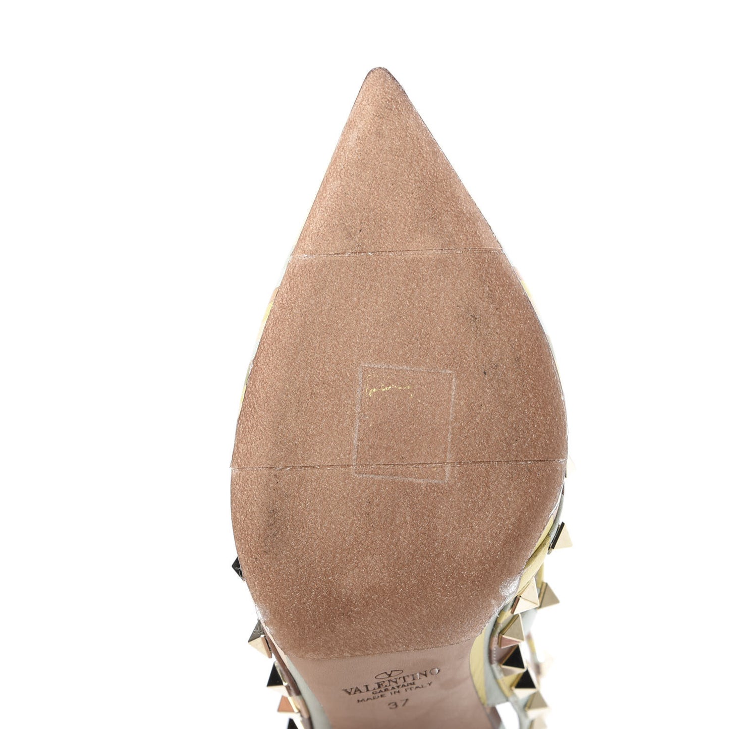 Nappa Native Couture 1975 Rockstud Ankle Strap Pumps 37 Multicolor