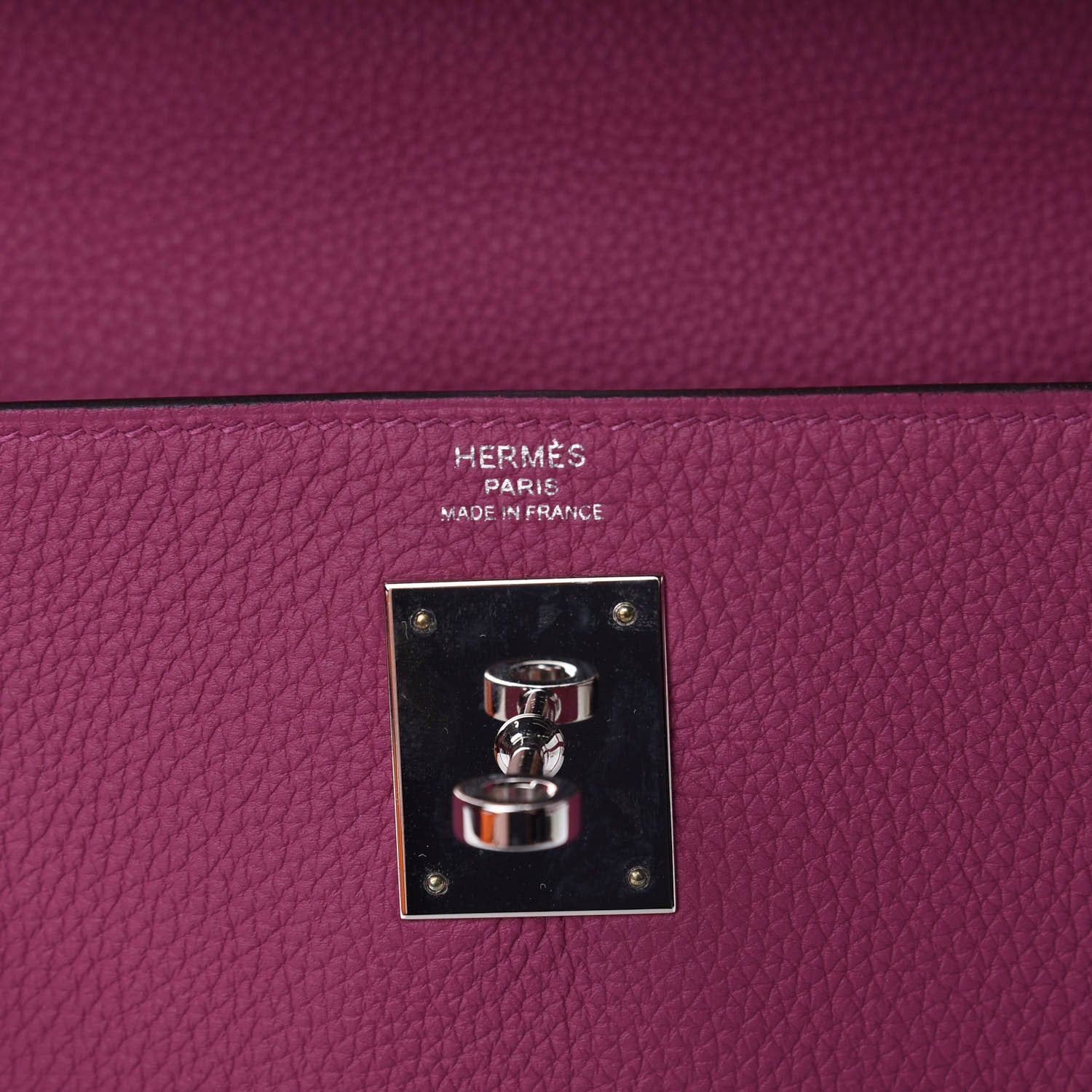 Hermes Togo Kelly Retourne 28 Rose Pourpre 7 of 11