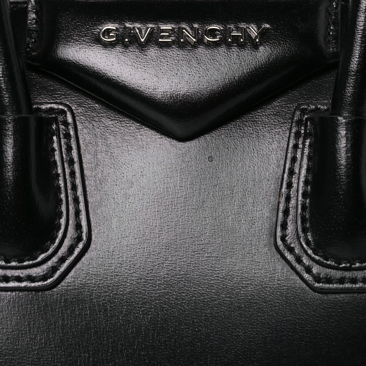 Givenchy Shiny Lord Calfskin Mini Antigona Black 6 of 9