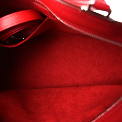 Louis Vuitton Monogram Cuir Plume Very Zipped Tote  Rubis 4 of 8