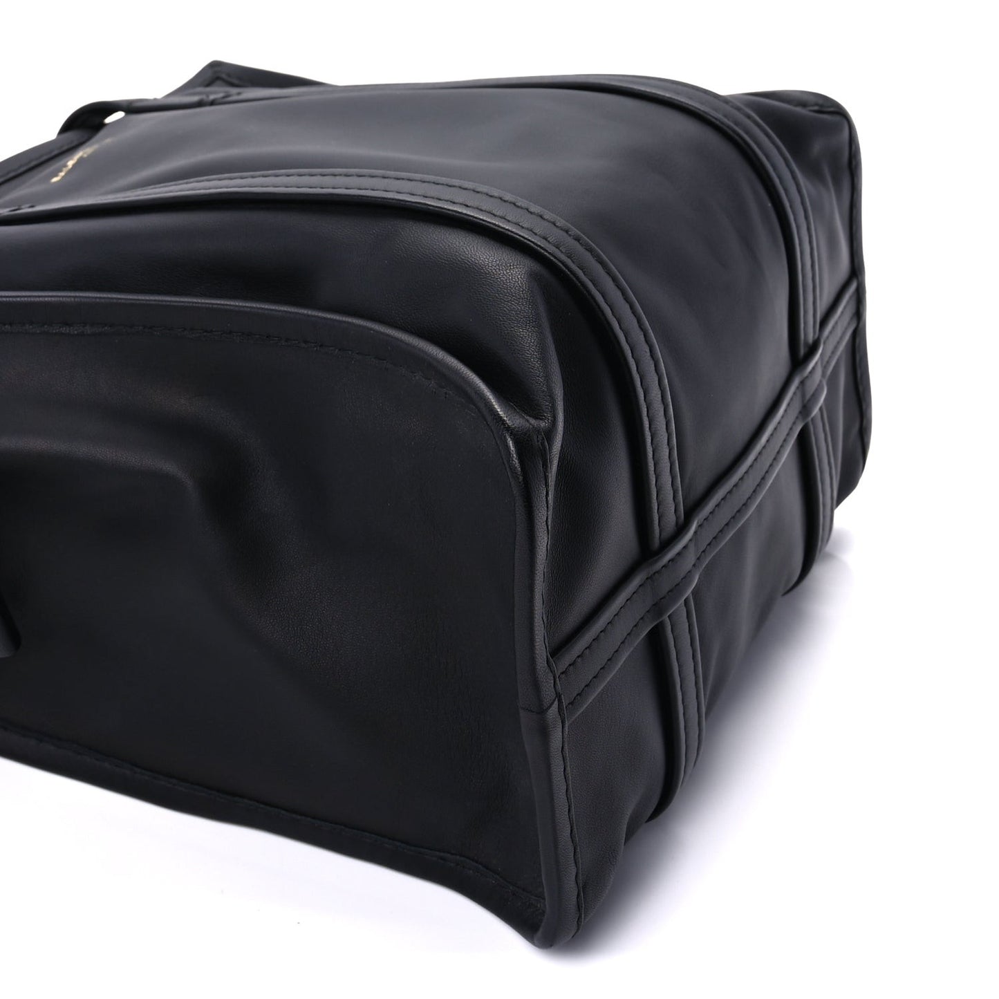 Agneau Small Bazar Shopper Tote  Black