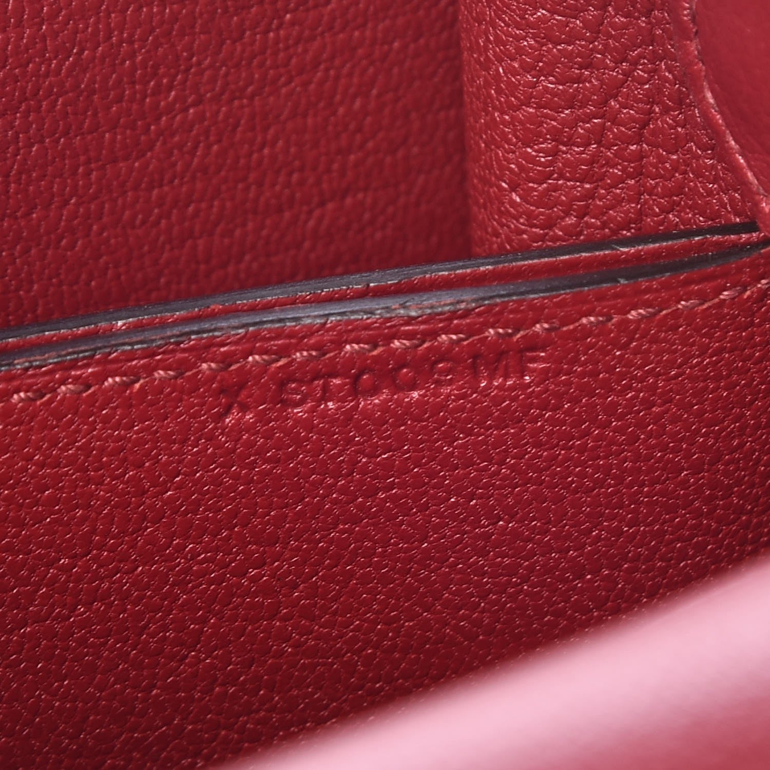 Hermes Evercolor Mini Sac Roulis Rouge Grenat 7 of 8