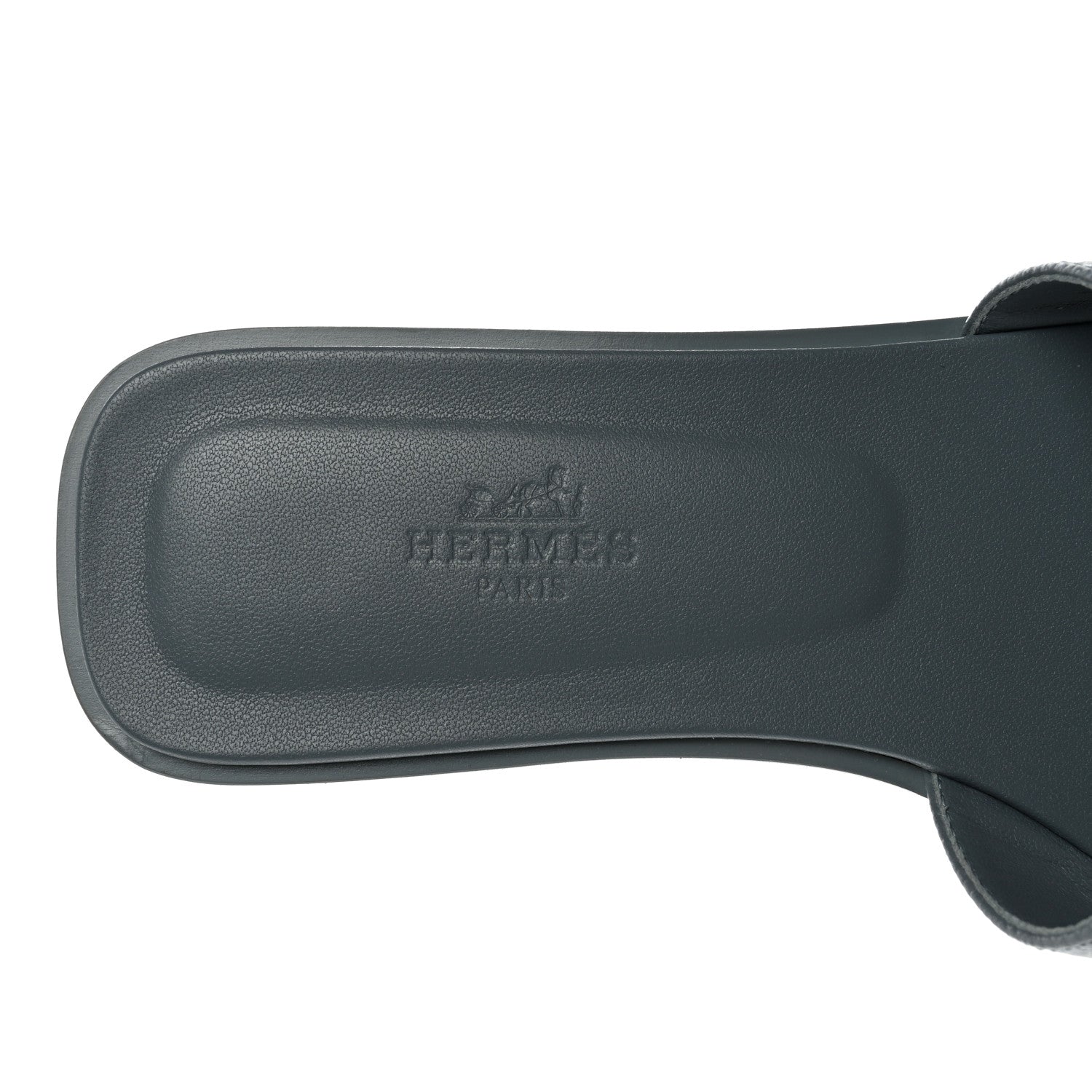 Hermes Epsom Oran Sandals 36 Gris Antarctique 7 of 9
