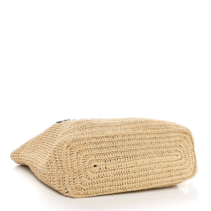 Saint Laurent Raffia Rive Gauche Tote Natural 4 of 10