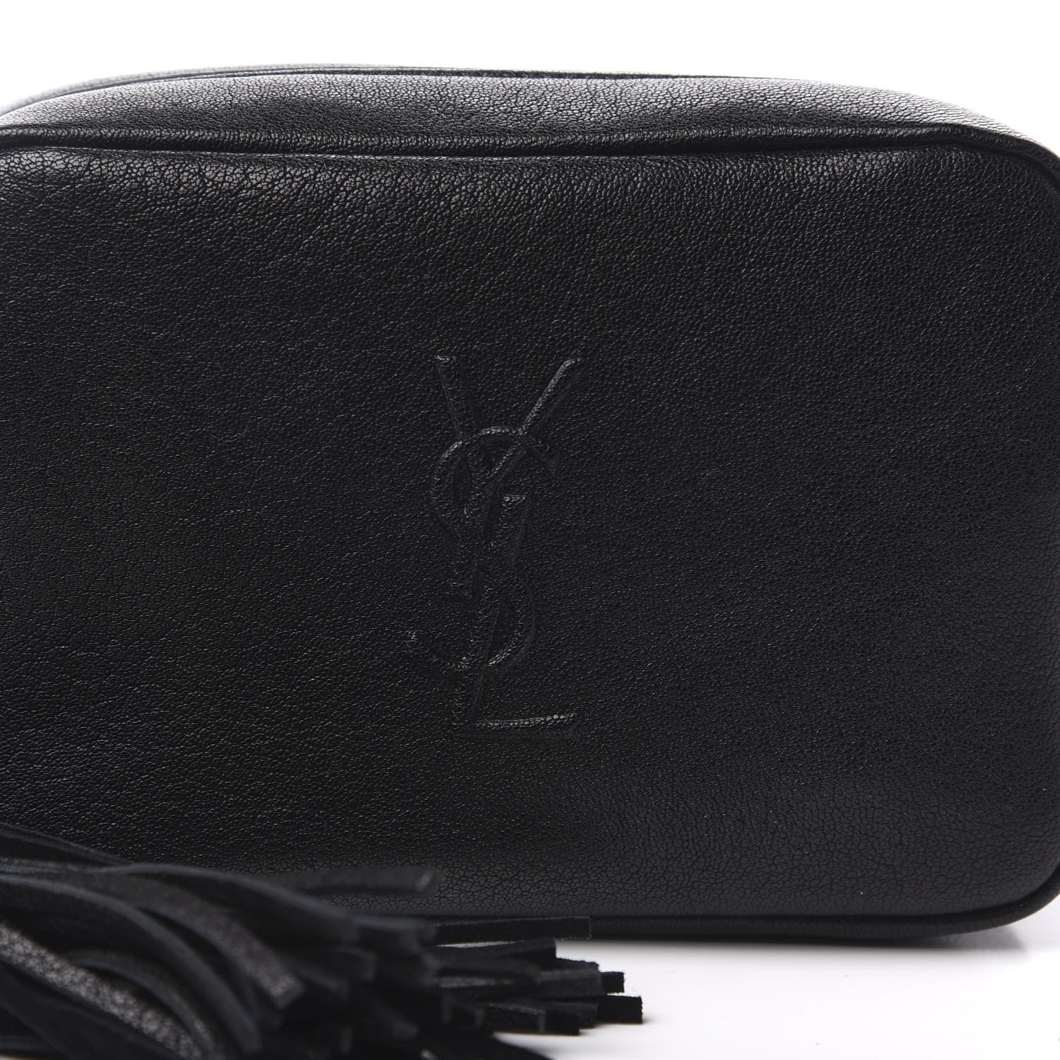 Saint Laurent Lambskin Monogram Lou Belt Bag Black 9 of 9
