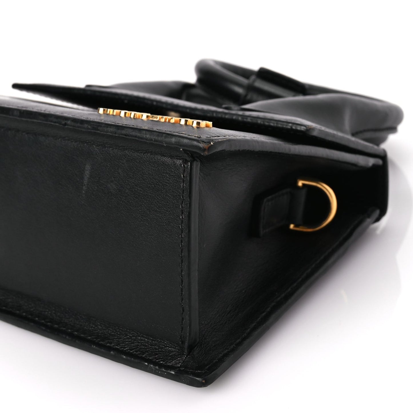 Smooth Calfskin Le Chiquito Noeud Black