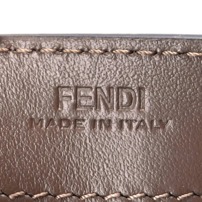 Fendi Vitello Soft F is  Bi-Color FF 1974 Embossed Continental Envelope Wallet On Chain Maya Black 6 of 9