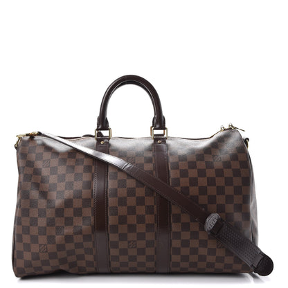 Louis Vuitton Damier Ebene Keepall Bandouliere 45 1 of 8