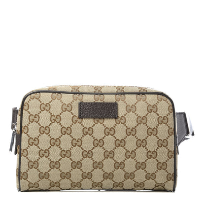 Gucci Monogram Belt Bag Dark Brown 1 of 10