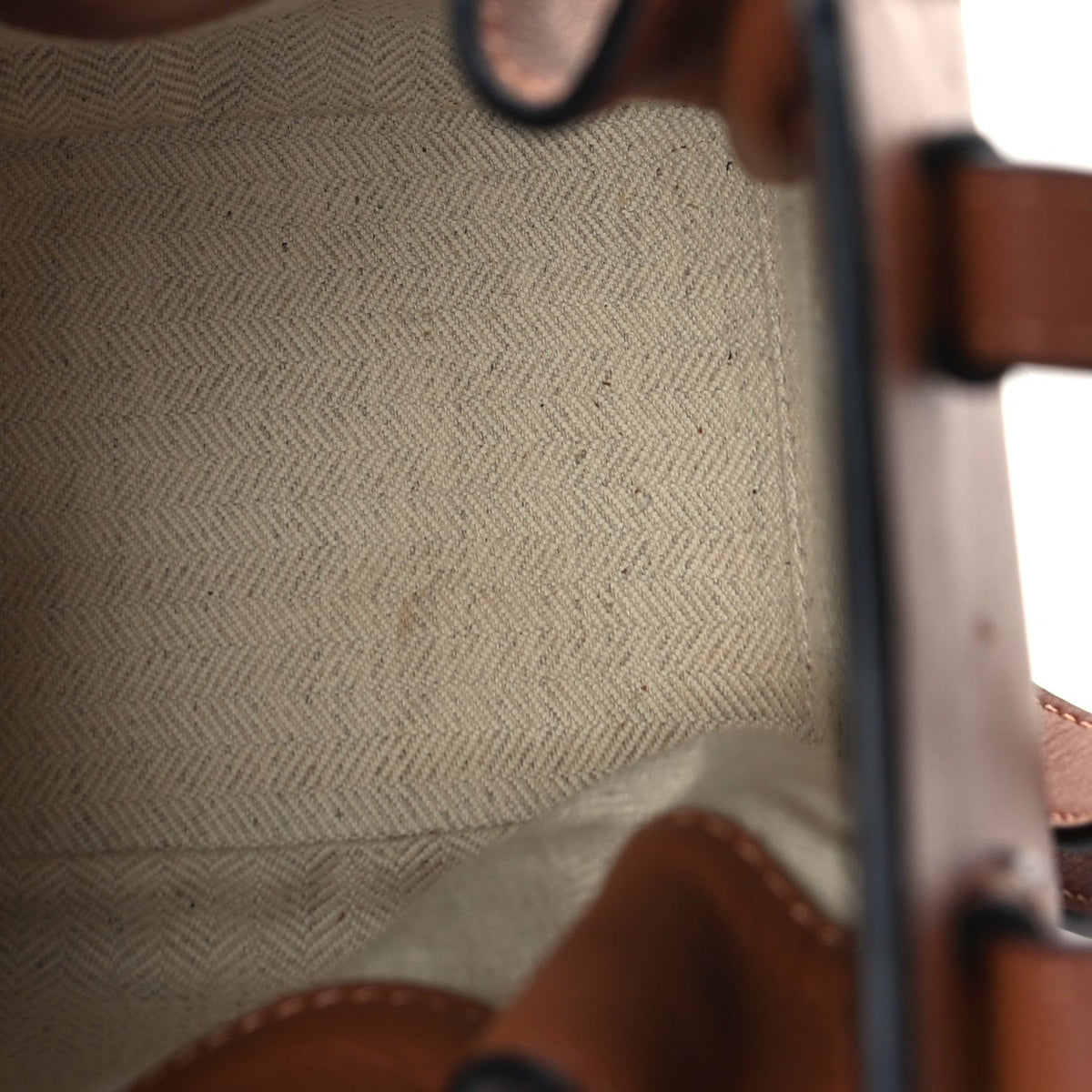 Calfskin Mini Hammock Shoulder Bag Tan
