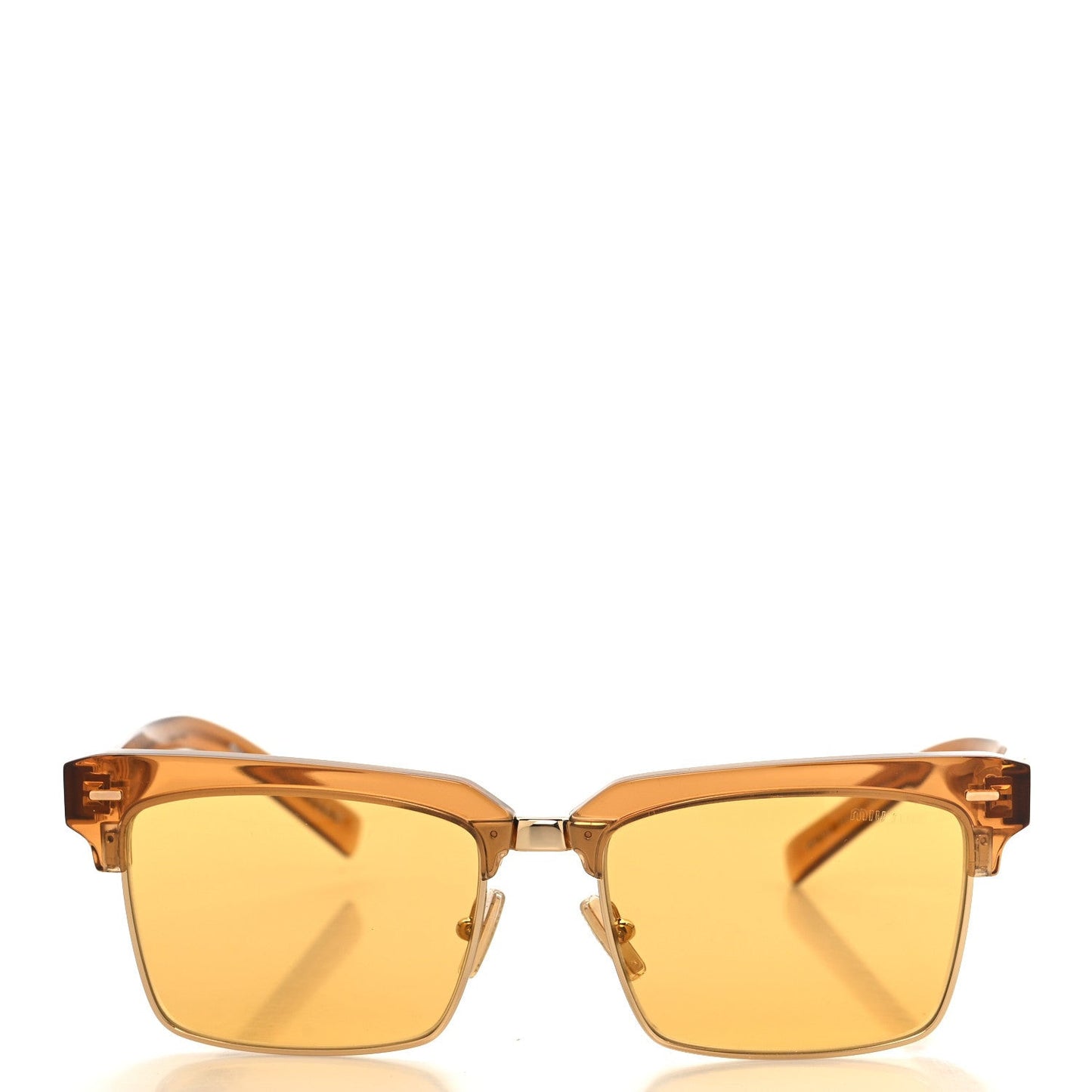 Acetate Square SMU10Z Sunglasses Transparent Caramel