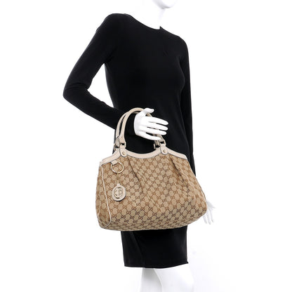 Gucci Monogram Medium Sukey Tote Off White 2 of 7