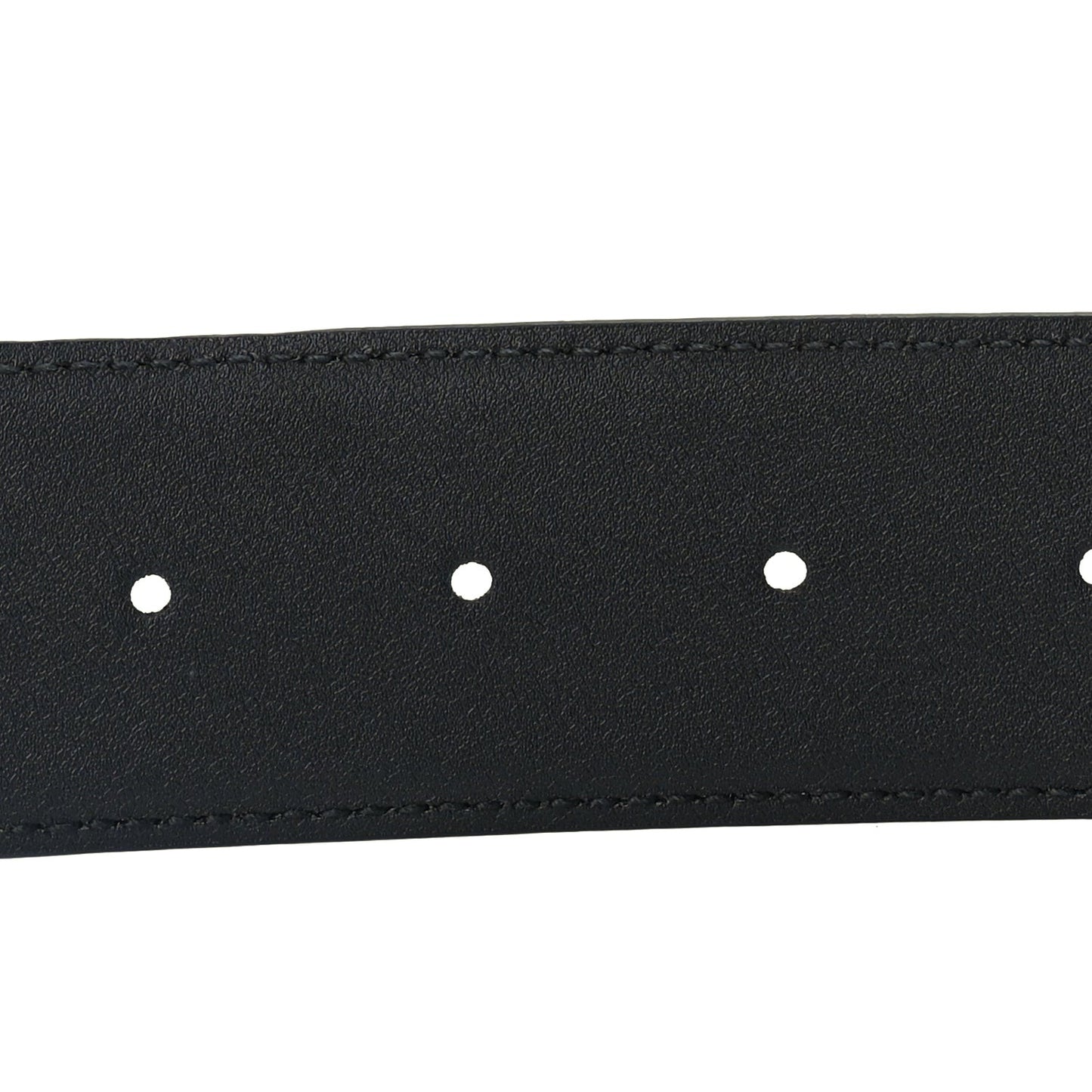 Plutone Calfskin Geometric Double G 40mm Belt 100 40  Black