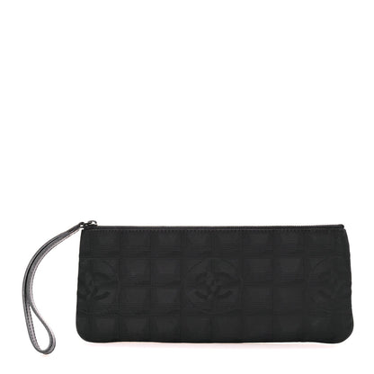 Chanel Nylon Travel Ligne Zip Wristlet Black 1 of 6