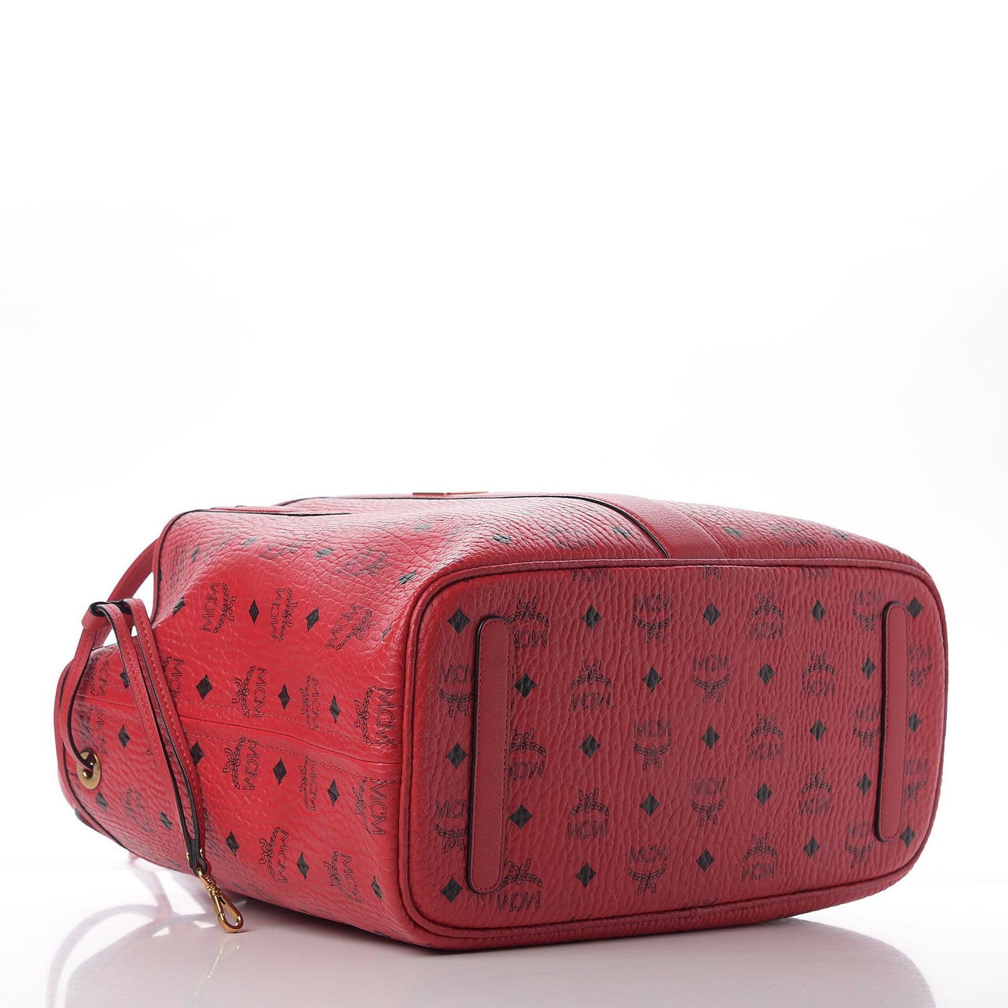 Visetos Medium Liz Reversible Shopper Tote Ruby Red