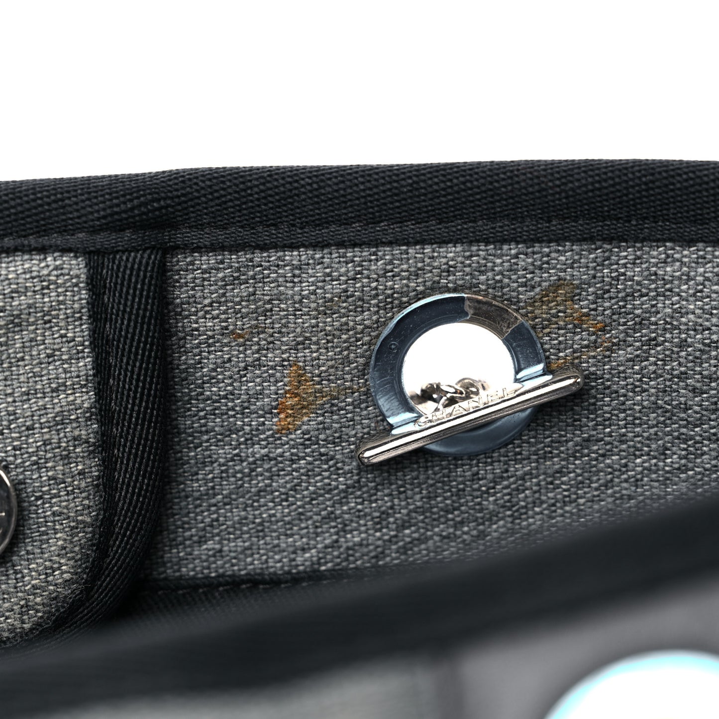 Canvas Small Deauville Tote Grey