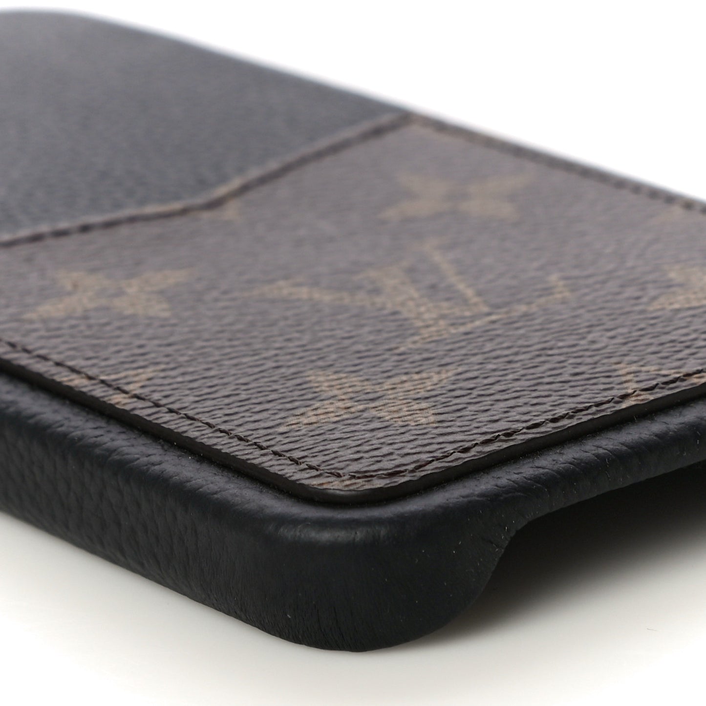 Monogram iPhone 12 Pro Max Bumper Black